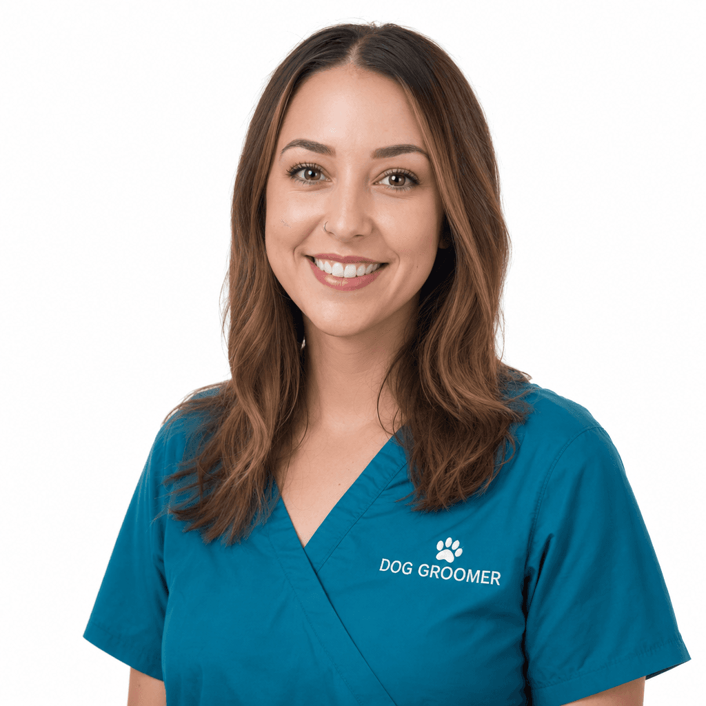 Sarah Monroe, founder of Pawfect Mobile Grooming