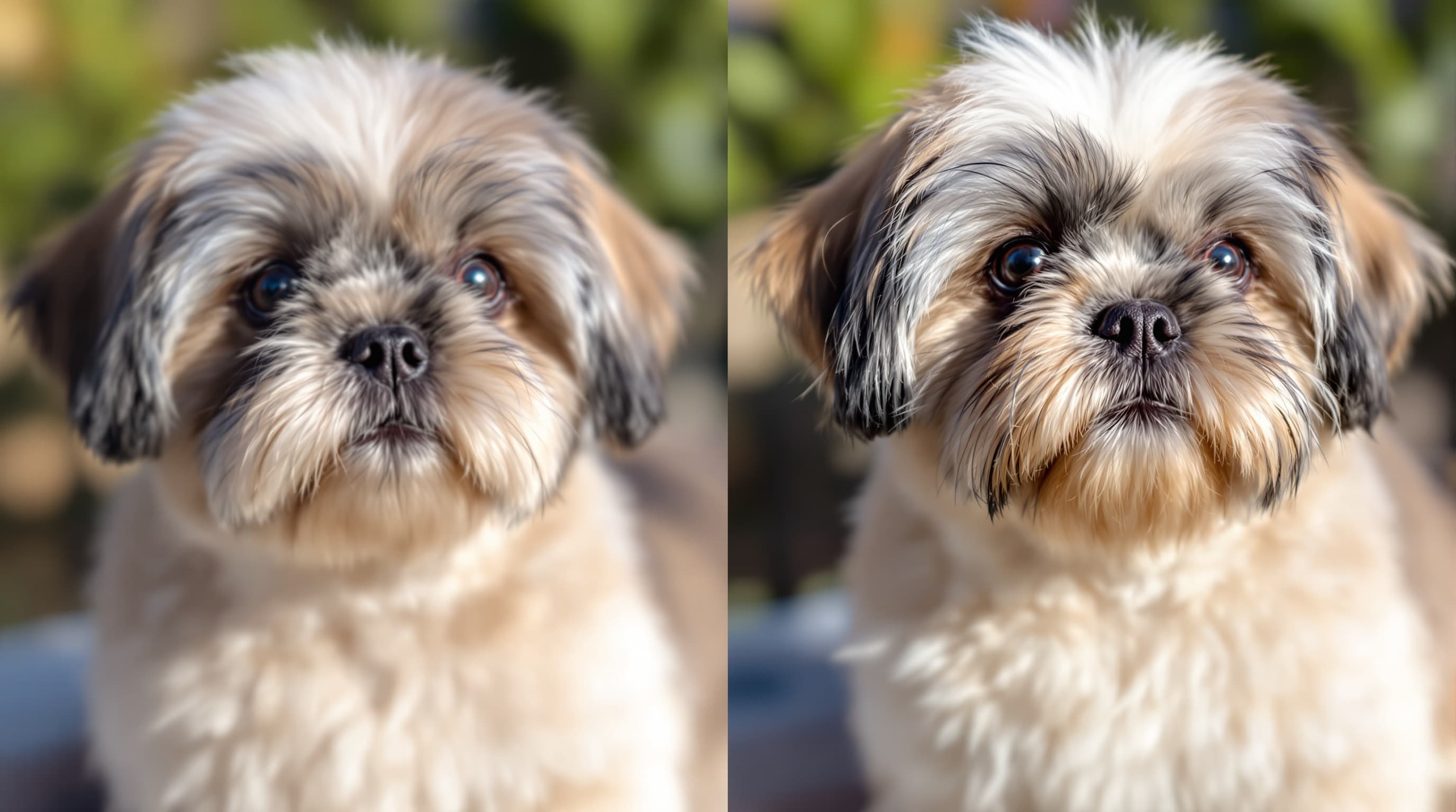 Dog after full groom